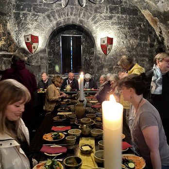 Dunguaire Castle - Our seating arrangement - Landmarks & Historical Buildings Near Me - Kinvara, G