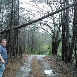 C & C Hauling and Wrecker Service - Another rainy day recovery, obstacles or not, we got it out!