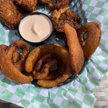Hyde Park Pub & Grill - Coconut Shrimp Basket substituted onion rings - American Near Me - Boise, Idaho Hyde Park Pub & Grill - Coconut Shrimp Basket substituted onion rings - American Near Me - Boise, Idaho