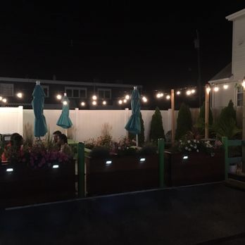 Soulberri - Their patio area at night - Juice Bars & Smoothies Near Me - Brigantine, New Jersey