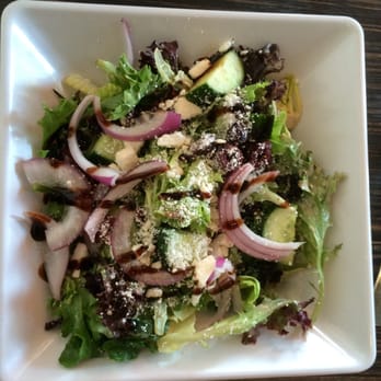 Porch Light Pizza - Greek salad with no tomatoes. - Pizza Near Me - Pullman, Washington Porch Light Pizza - Greek salad with no tomatoes. - Pizza Near Me - Pullman, Washington