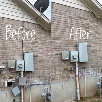 Texas Media Experts - Wiring cleaned up and managed after client's internet provider stated there was nothing they could do. - Home Theatre Installation Near Me - San Antonio, Texas Texas Media Experts - Wiring cleaned up and managed after client's internet provider stated there was nothing they could do. - Home Theatre Installation Near Me - San Antonio, Texas
