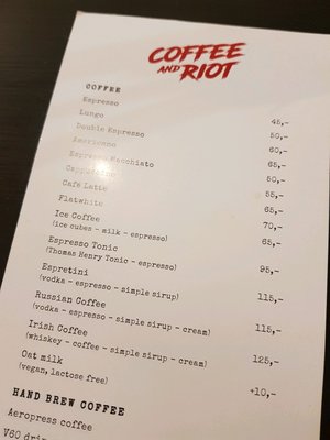 Coffee and Riot by null