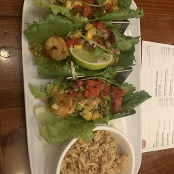 The District Tap - Shrimp Taco and Rice Pilaf - Sports Bars Near Me - Indianapolis, Indiana