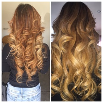 Pomp Salon - The left one before I went to "POMP" and the after fact is so different and wayyyy much better!!! Thank you Chelsea!! - Hair Salons Near Me - Stockton, California Pomp Salon - The left one before I went to "POMP" and the after fact is so different and wayyyy much better!!! Thank you Chelsea!! - Hair Salons Near Me - Stockton, California