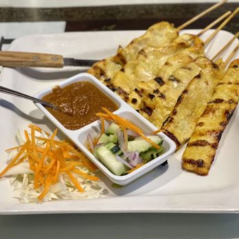 Thai Paradise - 4. Satay Chicken - Thai Near Me - Monterey Park, California Thai Paradise - 4. Satay Chicken - Thai Near Me - Monterey Park, California