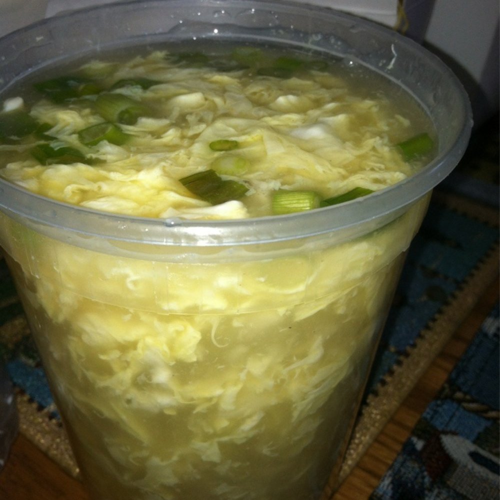 1st Chop Suey - A large Egg Drop Soup feeds four people and is just over $3. Great value and great tasting soup. - Chinese Near Me - Chicago, Illinois