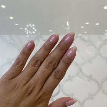 Nails Galore - Sheer pink nails - Nail Salons Near Me - Cypress, California Nails Galore - Sheer pink nails - Nail Salons Near Me - Cypress, California