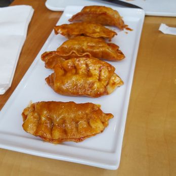 Bonchon Norfolk - spicy potstickers...so very spicy! - Chicken Wings Near Me - Norfolk, Virginia