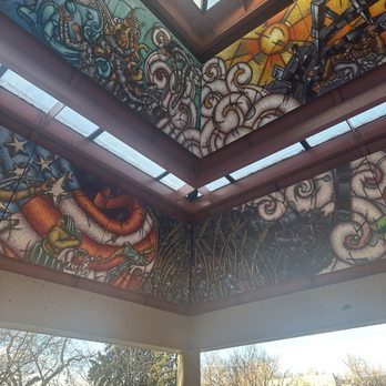 La Raza Park - Painted murals on the interior of the pyramid - Parks Near Me - Denver, Colorado La Raza Park - Painted murals on the interior of the pyramid - Parks Near Me - Denver, Colorado