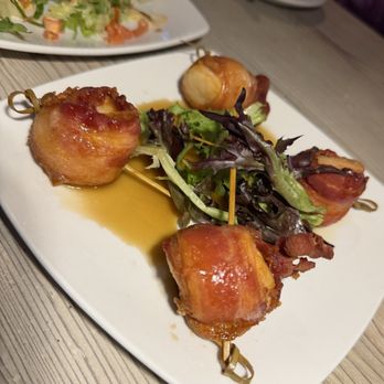 Dry Dock Waterfront Grill - Bacon wrapped scallop - Seafood Near Me - Longboat Key, Florida Dry Dock Waterfront Grill - Bacon wrapped scallop - Seafood Near Me - Longboat Key, Florida