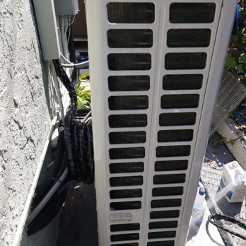 Dr. Ductless - This is the side of the compressor all cleaned up (after). - Heating & Air Conditioning/HVAC Near Me - Los Angeles, California