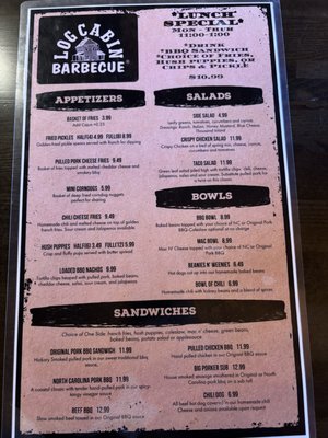 Log Cabin Barbecue by null