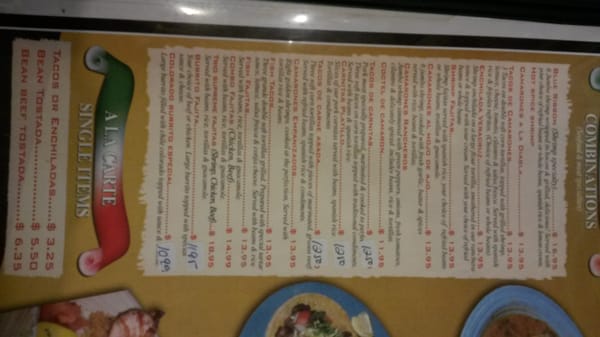 Menu photo 7 Casa Quintero Fresno, CA