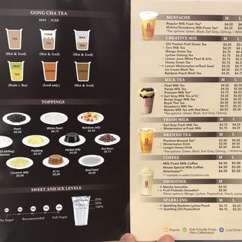 Gong Cha - Menu - January 2019 - Bubble Tea Near Me - Gardena, California Gong Cha - Menu - January 2019 - Bubble Tea Near Me - Gardena, California