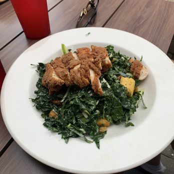 The Eagle Mass Ave - Kale salad with fried chicken - American Near Me - Indianapolis, Indiana The Eagle Mass Ave - Kale salad with fried chicken - American Near Me - Indianapolis, Indiana