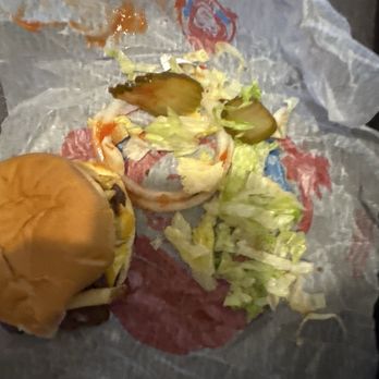Wendy's - Always ask for no pickles or veggies, I also asked for a jr bacon cheeseburger and got a chicken sandwich - Burgers Near Me - New York, New York Wendy's - Always ask for no pickles or veggies, I also asked for a jr bacon cheeseburger and got a chicken sandwich - Burgers Near Me - New York, New York
