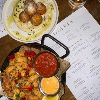 OLIVIA - Arancini and calamari - Italian Near Me - Tampa, Florida OLIVIA - Arancini and calamari - Italian Near Me - Tampa, Florida