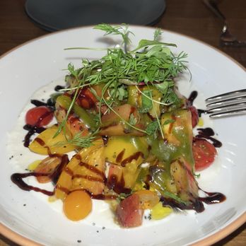 Per Diem - Transit Center - Heirloom Tomato Salad - New American Near Me - San Francisco, California Per Diem - Transit Center - Heirloom Tomato Salad - New American Near Me - San Francisco, California
