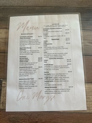 Menu photo 2 Chez Maryse Fresno, CA