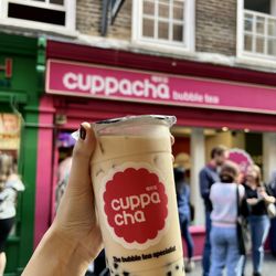 Cuppacha Bubble Tea - Earl Grey Milk Tea with Tapioca Pearls