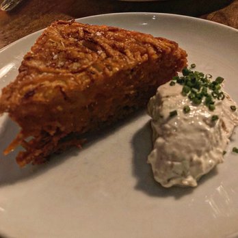 Thistle & Leek - Potato rosti with clam dip - Gastropubs Near Me - Newton, Massachusetts Thistle & Leek - Potato rosti with clam dip - Gastropubs Near Me - Newton, Massachusetts