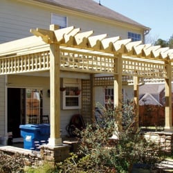 Splinters Construction - This is a 16x24 foot full patio Pergola.