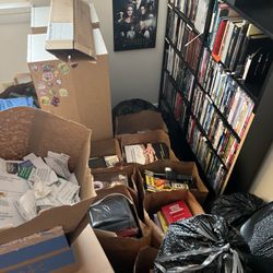 1-800-GOT-JUNK? Rochester - Its the bags and boxes and white shelves only.