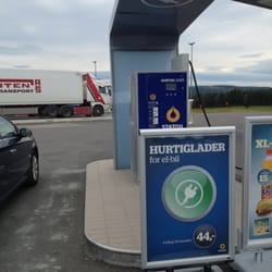 Circle K - Hurtigladestasjon for elbil! Neste hurtigladestasjon nordover blir Hamar og Elverum.