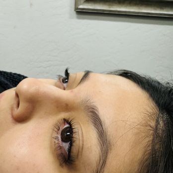 Roya threading & Beauty Salon - Post-op of Lash left open eyes - Threading Services Near Me - Northridge, California Roya threading & Beauty Salon - Post-op of Lash left open eyes - Threading Services Near Me - Northridge, California