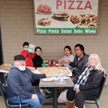Janos Pizza - We also ordered cheesy bread with dipping sauce just so our friends could try it. - Pizza Near Me - Alpine, California