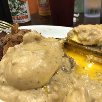 Clary's Corner Cafe - Redneck Benedict - order this!! - Cafes Near Me - Lake Worth, Florida Clary's Corner Cafe - Redneck Benedict - order this!! - Cafes Near Me - Lake Worth, Florida