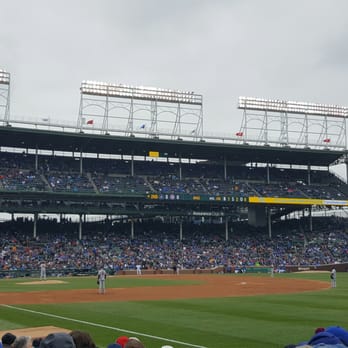 Wrigley Field - Good crowd for April Friday - Stadiums & Arenas Near Me - Chicago, Illinois