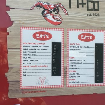 James Hook & Co - Outside sign with prices - Seafood Near Me - Boston, Massachusetts