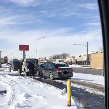 Century Towing Service - Helping us out on a cold day! Negative temps today and these guys are all smiles! Thanks Century! - Towing Near Me - Villa Park, Illinois