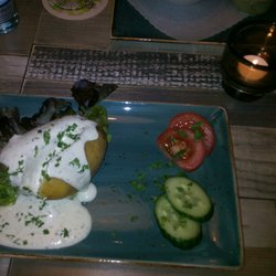 Cactus cocktails burger - Ofenkartoffel mit Sour Creme