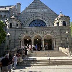 Line to enter the theater