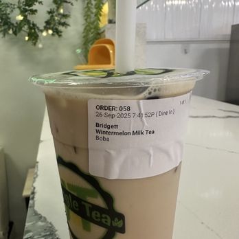 Jungle Tea - Wintermelon milk tea w/ boba - Coffee & Tea Near Me - San Diego, California Jungle Tea - Wintermelon milk tea w/ boba - Coffee & Tea Near Me - San Diego, California