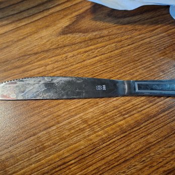 Denny's - This I'd knife that was in my silverware set,when I unrolled it - American Near Me - Austinburg, Ohio Denny's - This I'd knife that was in my silverware set,when I unrolled it - American Near Me - Austinburg, Ohio