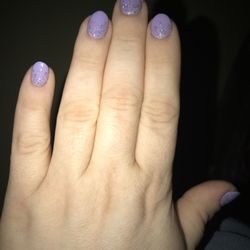 Paris Nail - Both photos are of the same manicure their mood polish gives you 2 beautiful shades in one manicure.