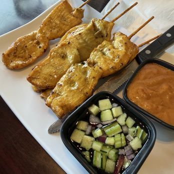 Thai Bamboo - Chicken Satay (6) - Thai Near Me - Northridge, California Thai Bamboo - Chicken Satay (6) - Thai Near Me - Northridge, California