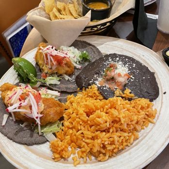 Cantina Jack's - The fish tacos with a side of rice and refried black beans - Cocktail Bars Near Me - Pleasant Hill, California Cantina Jack's - The fish tacos with a side of rice and refried black beans - Cocktail Bars Near Me - Pleasant Hill, California