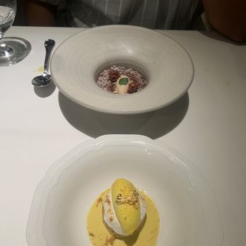 Indienne - Chocolate phirni and ghewar with carrot halwa - Indian Near Me - Chicago, Illinois