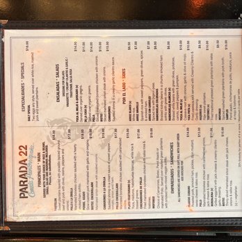 Parada 22 - Menu - food - Latin American Near Me - San Francisco, California Parada 22 - Menu - food - Latin American Near Me - San Francisco, California