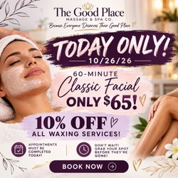 The Good Place - Flash Sale! 10/26/2026 Only! Book Today