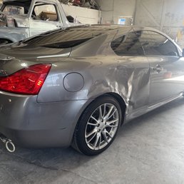 Old Damage before body work and wrap Old Damage before body work and wrap
