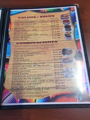Menu photo 8 Casa Calderon San Gabriel, CA