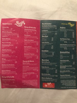 Menu photo 3 Maria's Tex Mex Dacula, GA