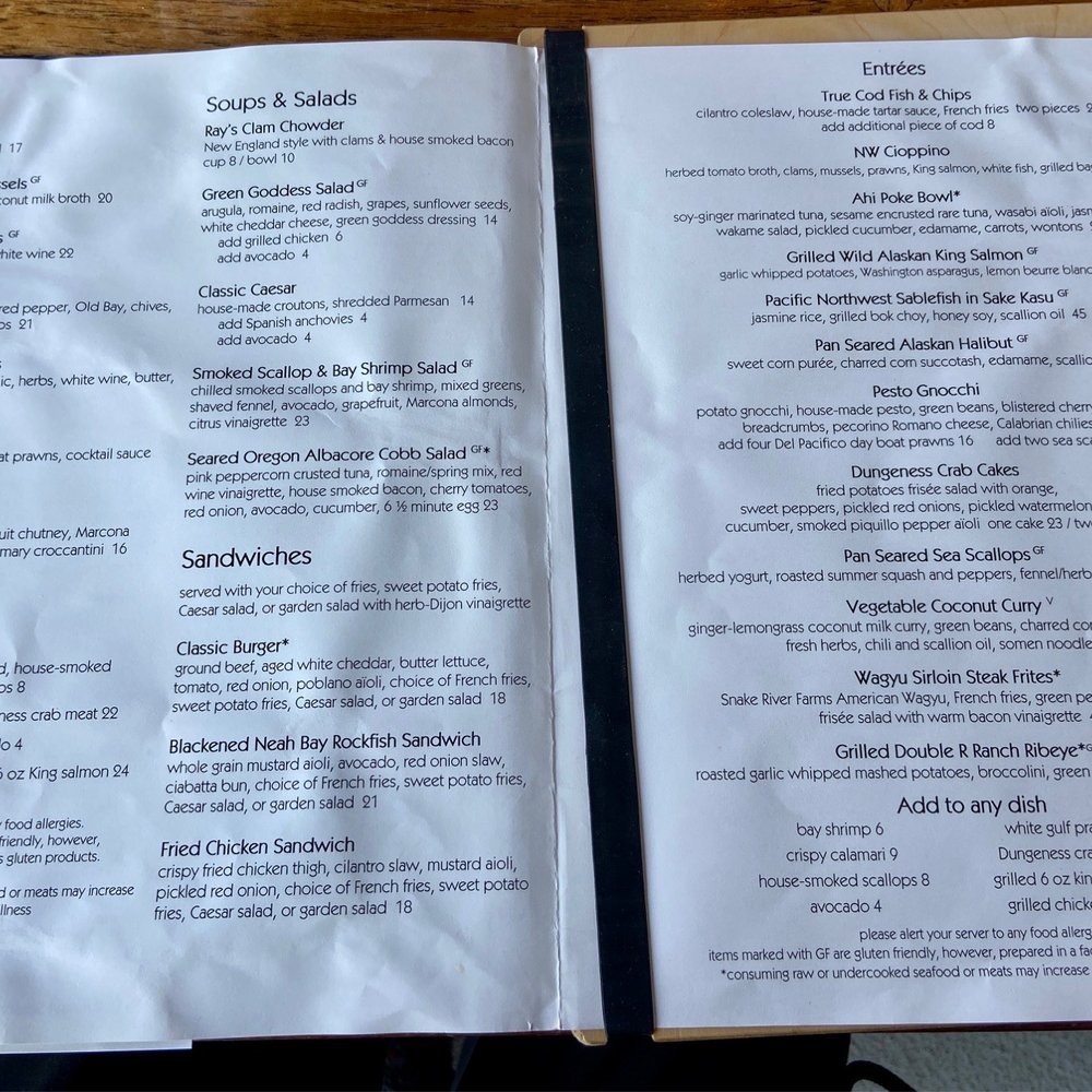 Ray's Café - Seafood Near Me - Seattle, Washington Ray's Café - Seafood Near Me - Seattle, Washington