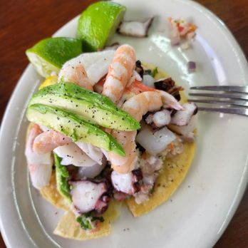 El Puerto de San Blas - Seafood combination tostada - Mexican Near Me - Indianapolis, Indiana